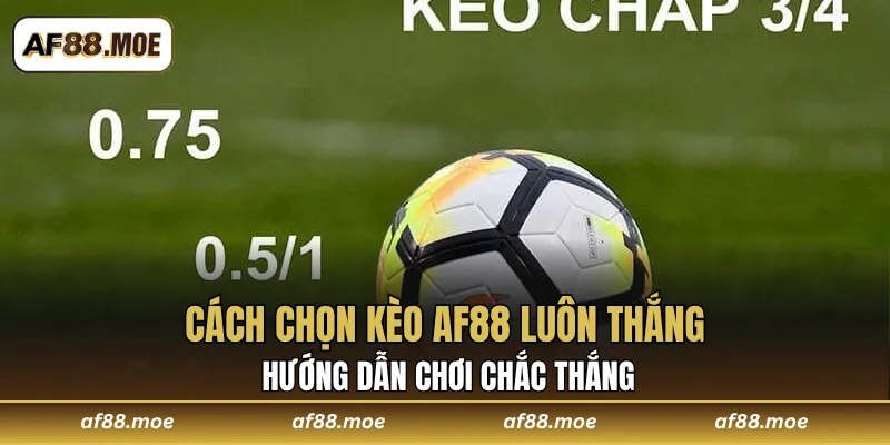 cách chọn kèo AF88 luôn thắng